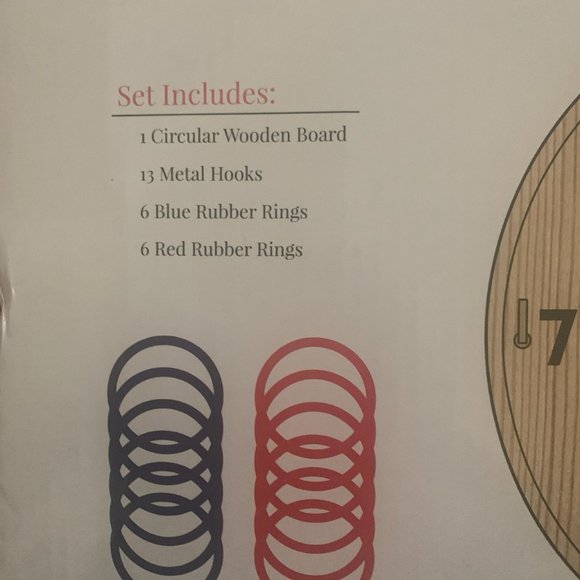 NWT BARCALOO HOOKED RING & HOOK TOSS GAME - Picture 3 of 4